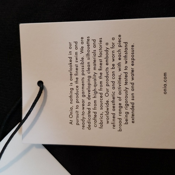 onia cotton crewneck sweater.   Black size XL.   NWT. - Picture 6 of 7